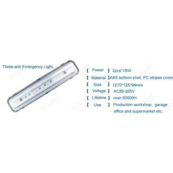T8 18W Led Tube Light Three-anti Waterproof Housing Suspended Ceiling Lamp