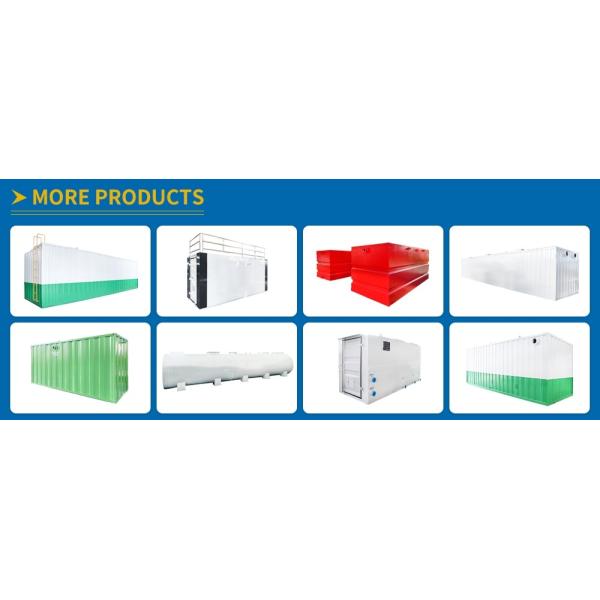 Industrial Domestic MBBR Packaged Anaerobic Digester Waste Water Treatment Biogas Plant