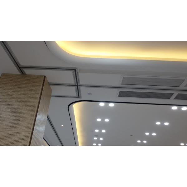 3 15/16 Inch Wooden Partition Wall , Sound Proof Timber Wall Panels For Conference Room