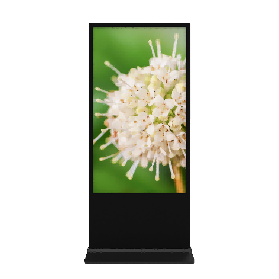 65 Inch LCD Screen Digital Signage Kiosk with Remote CMS Management for 24/7 Continuous Operation