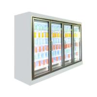 Refrigerador con pantalla de puerta de vidrio