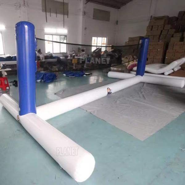 Outdoor Water Play Game Inflatable Water Volleyball Court PVC Volleyball Field Inflatable Volleyball Court