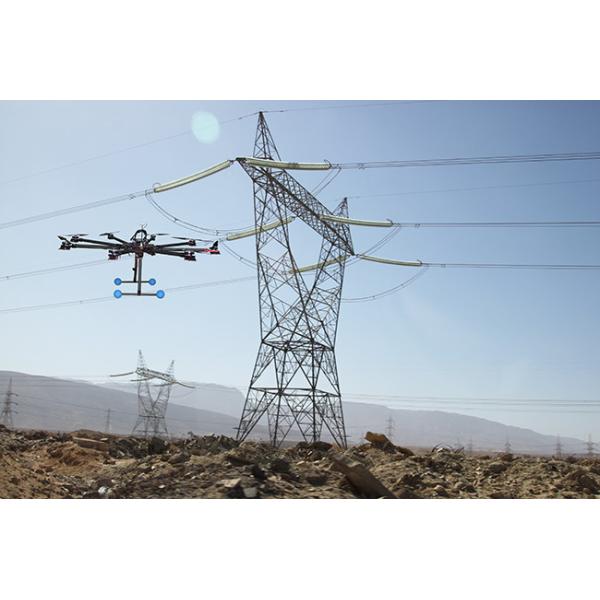 Трутень корабля роторного крыла 8 спиралей беспилотный воздушный для раскрывать провода в передающих линиях