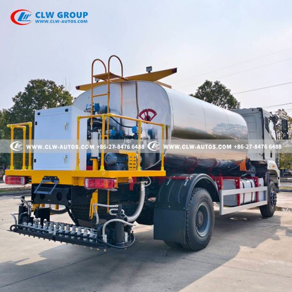 FAW J6L 350HP 12000L 4X2 Intelligent Asphalt Distributor Truck with Thermal Oil Heating System