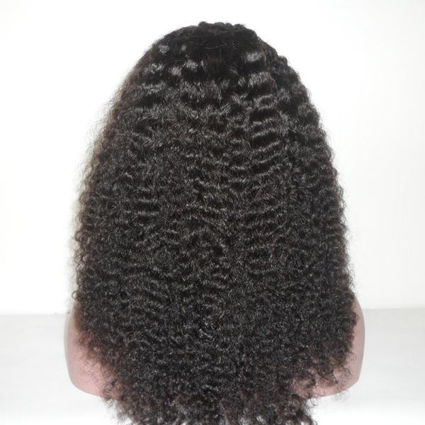 Afro Curl  Virgin Human Hair Full Cuticle Brazilian Lace Wigs for african women