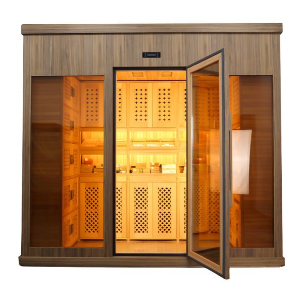 The Grand Reserve Walk-In Cigar Cooler Humidor Room For Commercial Use