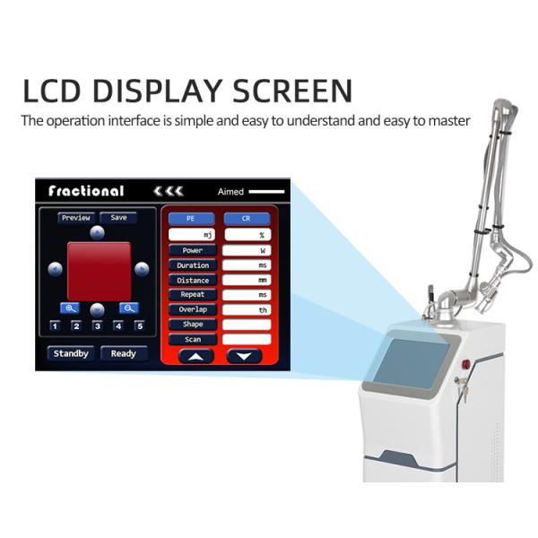 Máquina de belleza fraccionada de eliminación de estiramientos con láser de CO2 con sistema de guía de luz de 7 articulaciones