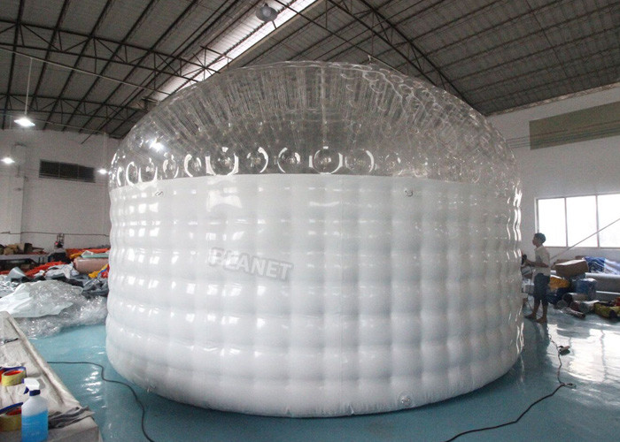 Прозрачного половина шатра иглу рождества PVC 6m раздувного