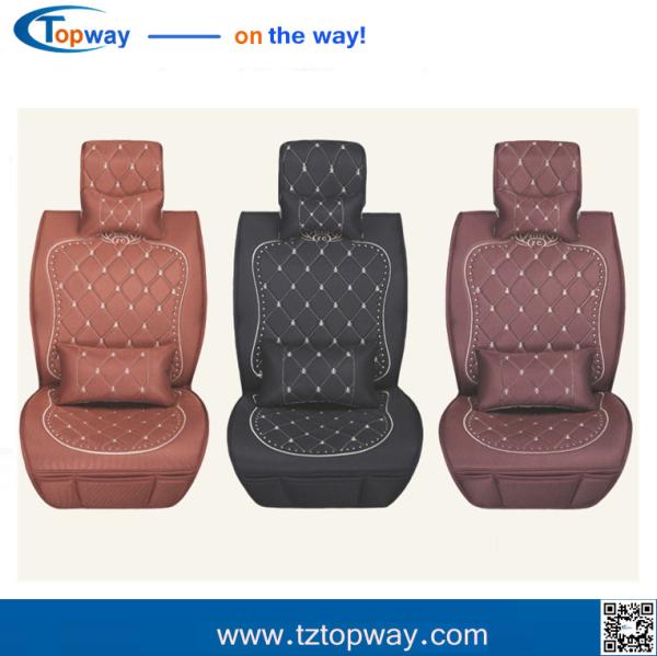 dacron mixed cotton flax car seat covers with pillow and bustle summer and winter