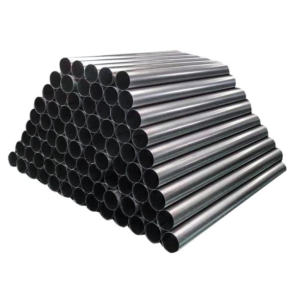Round Titanium Seamless Tube GR2 GR5 GR9 ASTM B338 For Marine
