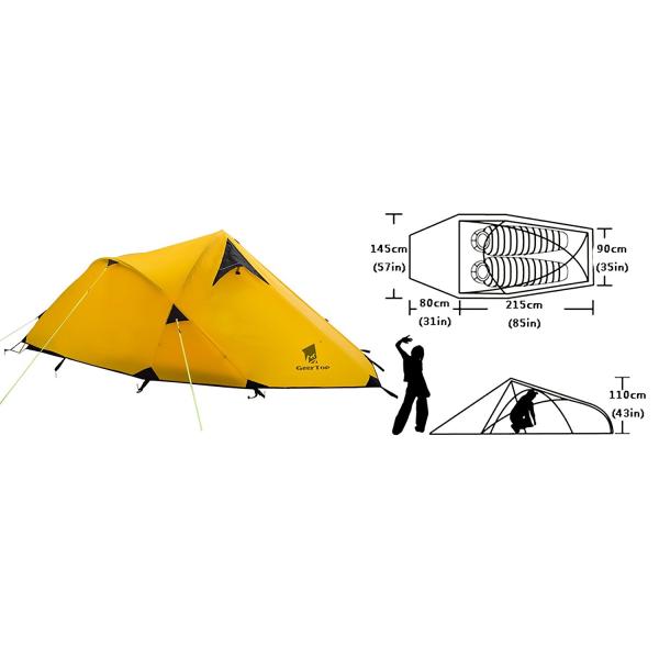 20D Nylon Ultralight Backpacking Tent