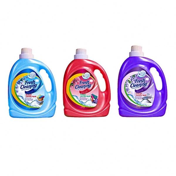 5 in 1 Liquid Laundry Detergent Stain Odor Remover Fabric Softener Color Brightener 2kg