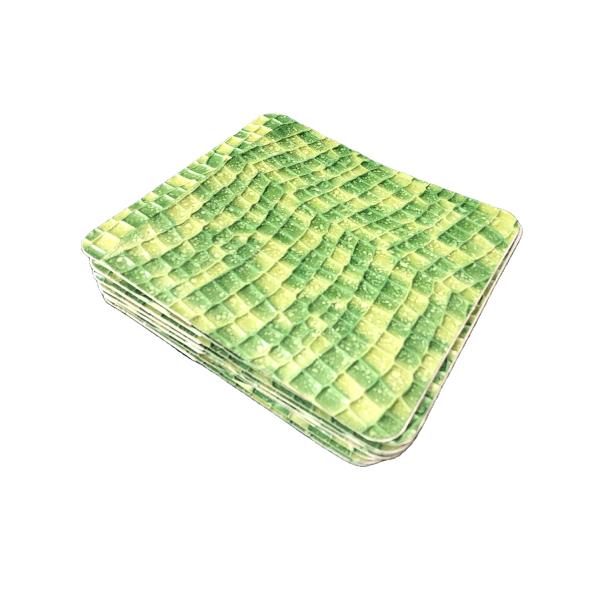 Fashion Customized Outer Skin for LANDSCAPE Pattern Semi-finished Pu Wallet Accessories