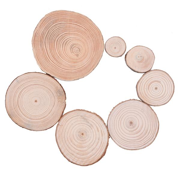 Куски незаконченных деревянных ремесел журнала 12cm коры естественные деревянные