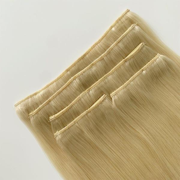 Clip in Russian Hair Extensions Straight Texture and Pre-Bonded Style Guaranteed