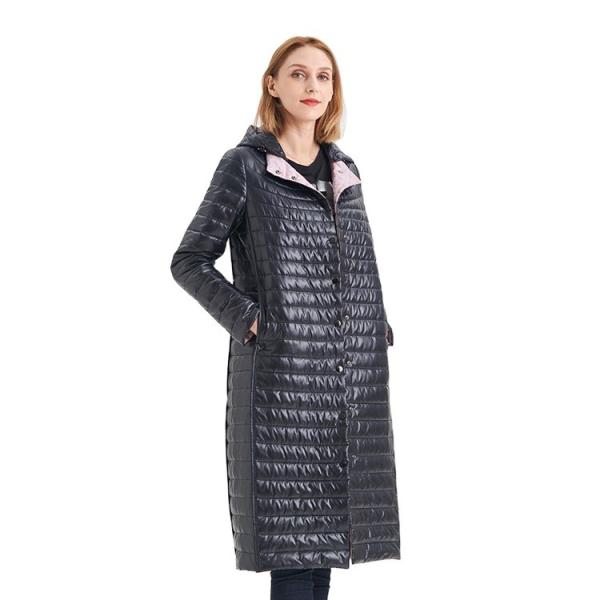 FODARLLOY Wholesale 2022 Clothes Women's Korean Version Large Size Over The Knee Loose Down Cotton Long Winter Coats