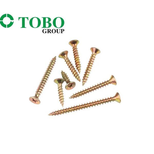 DIN7981 DIN7982 DIN7983 Chipboard Screw Carbon Phillips Head Screws Self Tapping Screws