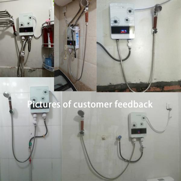 Instant Tankless Electric Boiler Water Heater Wall Mounted 6000W