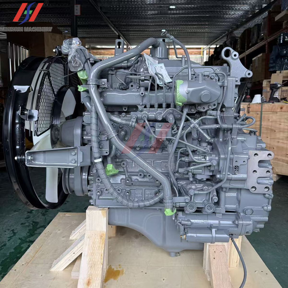 Isuzu 4HK1XDEAA-01 4-cylinder Diesel Engine 133kw 2000rpm Excavator 4HK1 Common Rail Engine Parts