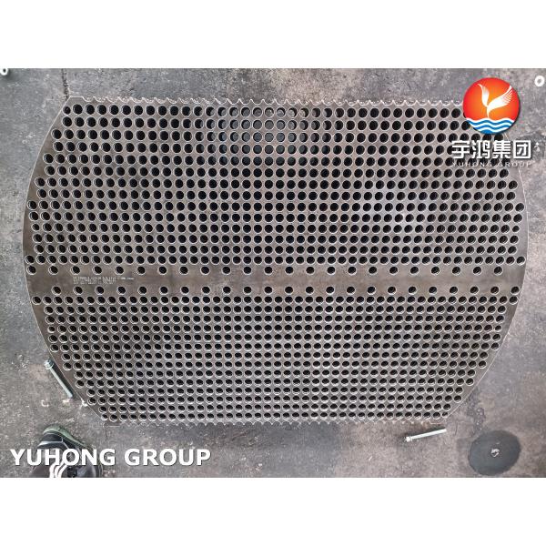 EN10025-2 S235JR Углеродистая стальная баффлевая пластина для теплообменников из оболочек и труб