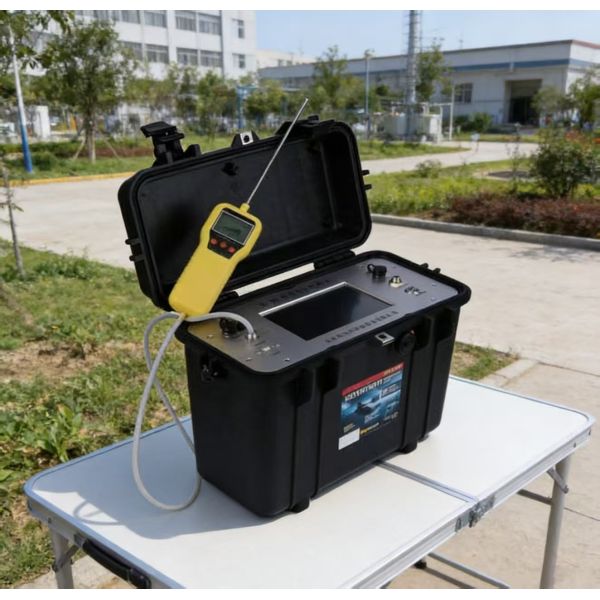 LCD Touchscreen Gas Hydrogen Sulfide Analyzer Instrument For Vehicle Exhaust