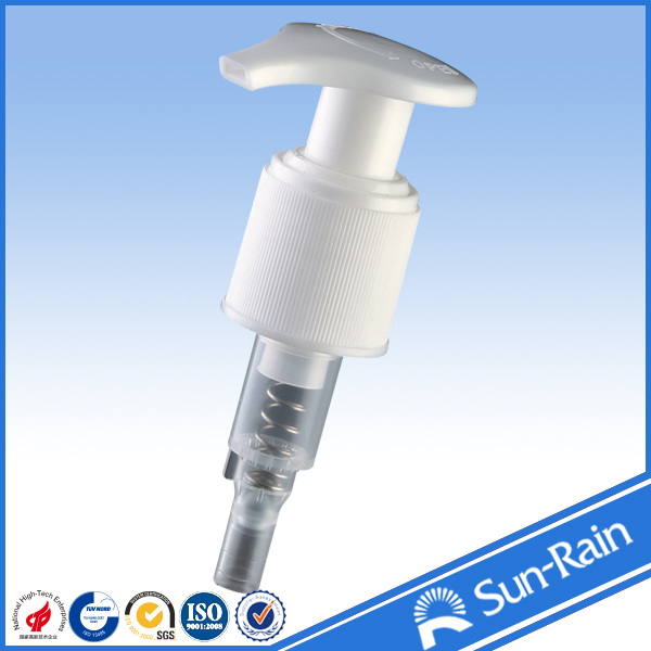 Ribbed plastic bathroom soap and lotion dispenser 1.2cc for household , Lotion Pump parts