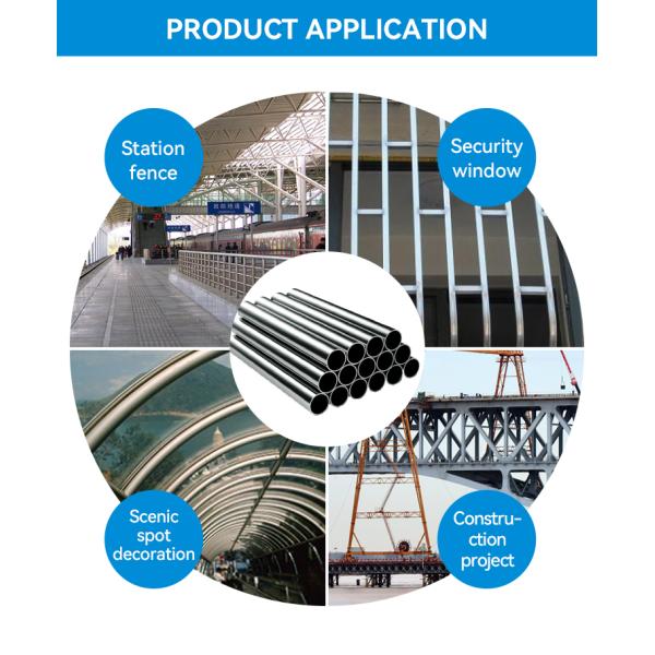 Topo de acero inoxidable ASTM DN6 SCH10 TP304 Brillante recocido sin costura de 25 mm de diámetro exterior