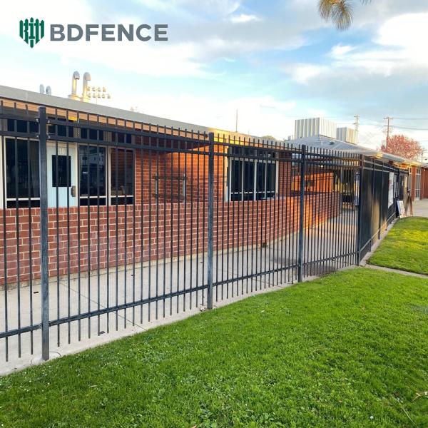 Bird-Safe Tubular Steel Fence Non-Toxic Coating