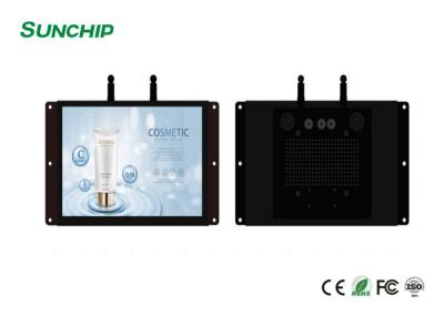 do displayer fixado na parede do tela táctil do LCD do quadro aberto de 8 polegadas signage digital de WIFI para anunciar