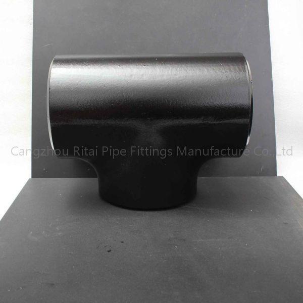 DN50 DN65 Steel Butt Weld Fittings ASTM WPB Seamless Eccentric Reducing Tee Straight