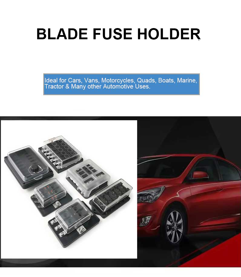 12V 32V DC Водостойкий аккумулятор для морской лодки Автомобильный аудио ANL MIDI MEGA Fuse Box Block Holder