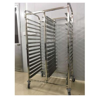 Food Bread Display Bakery Baking Tray Trolley Stocked Load Bearing 500kg