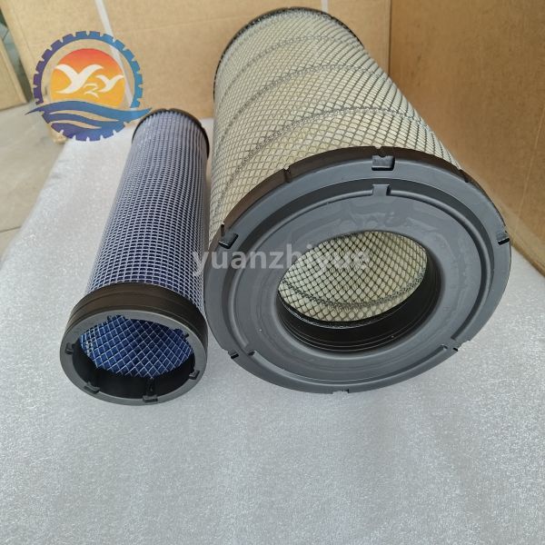 Factory Sale Price PC200-8 PC220-7 Air Filter 600-185-4100 600-185-4110 4044938 for Komatsu Excavator Parts