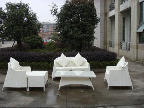 2 Seat Wicker Rattan Sofa Chair For Office / Riverside / Lawn