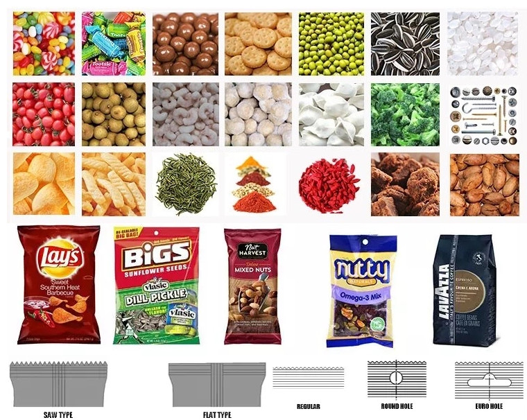 Multi главный Weigher 2000g сопнул машина упаковки риса автоматическая