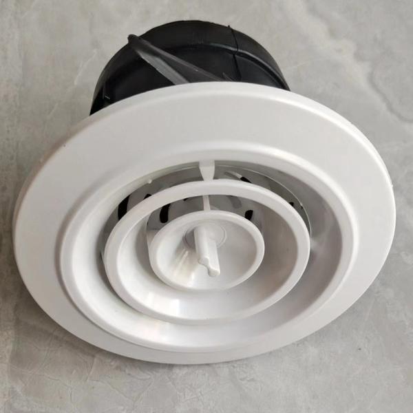 Secure Snap On Modern Plastic Round Ceiling Vent Covers Prevent Insect / Debris Entry