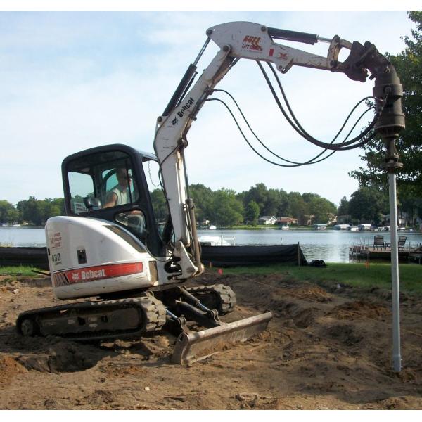 Prefabricado DIP caliente galvanizado Anclas de tierra helicoidal tornillo helicoidal perno de tierra pilar de anclaje