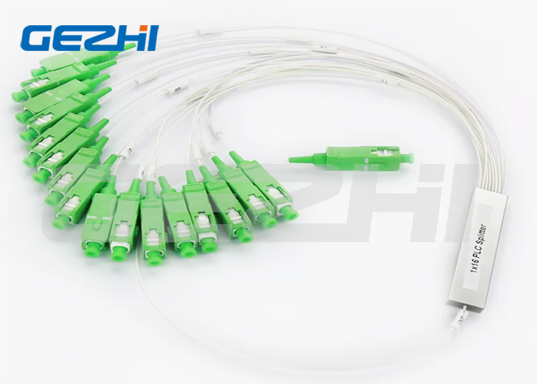 1x2 ПЛК SC/APC Fiber Optic Splitter FTTH SM 0.9mm G657A1 1m ПЛК оптического волокна