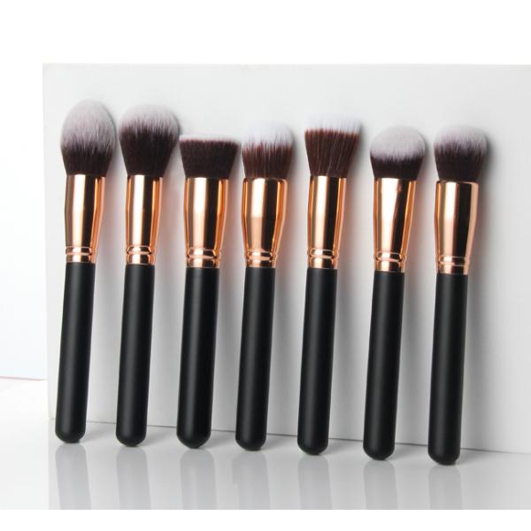 Vegan Synthetic Hair Makeup Brushes 27Pcs With Forest Wood Handle