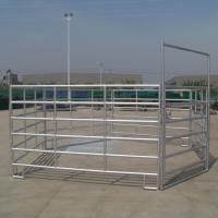 Granja ganadera corral de caballos panel de cerca a granel barata redonda de tubo cerca