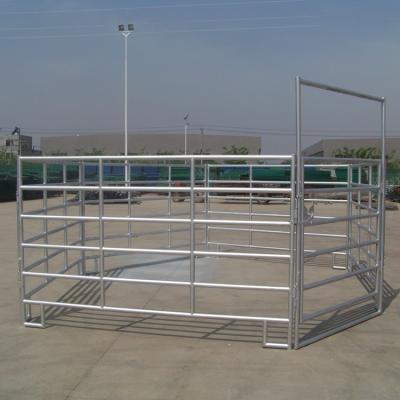Livestock Cattle Corral Horse Panel Fence Bulk Cheap Round Tube Fence