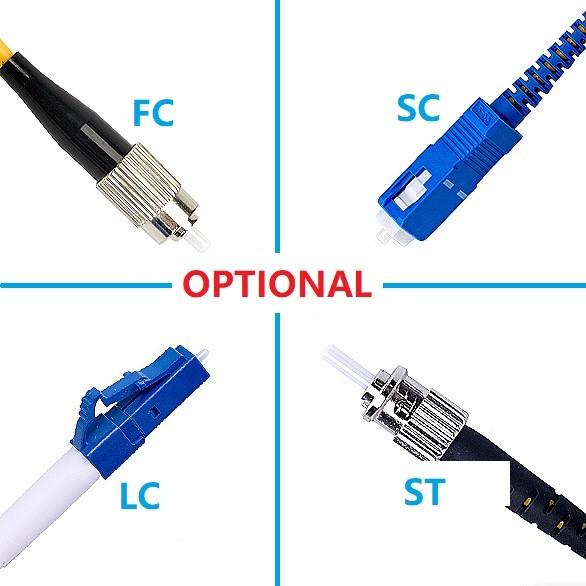 perda de inserção do único modo de cabo de remendo da fibra ótica de 15M UPC SC-FC Dumplex baixa