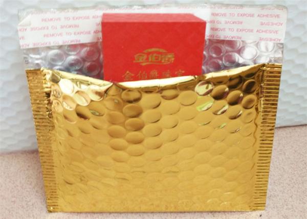 Lightweight Shipping Metallic Bubble Mailers , Coloured Bubble Wrap Envelopes
