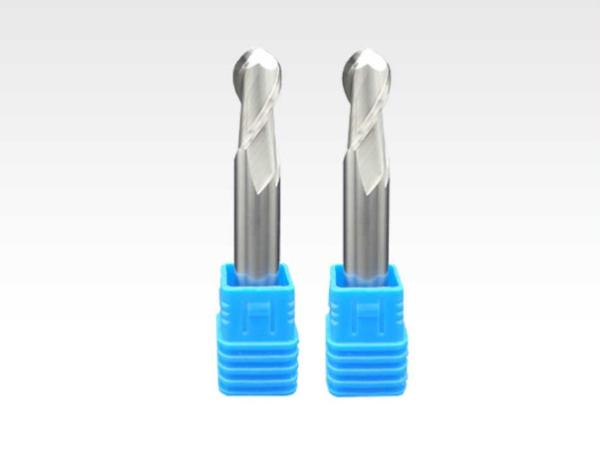 PM - 2BFP 2- Flute Solid Carbide Ball Nose End Mills Short Cutting Edge 30 Helical Angle