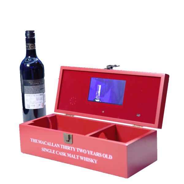 6 Color Print Method LED Show Present Box with MP4 Video Format