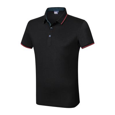 Camisa magro branca de alta qualidade do polo T dos homens de Flyita com logotipo feito sob encomenda