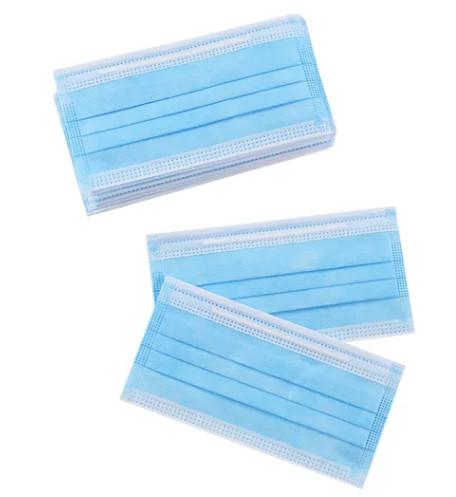 Ears Wearing Disposable 3 Ply Face Mask High Elastic Flat Ear Straps  3d Design