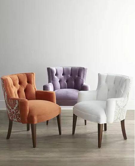 Baroque new design velvet carved leisure chair tufted armrest accent chair furniture event upholstered reclining chair