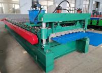 rolo 10kw trapezoidalmente que forma a máquina para fazer a folha de metal ondulada 380V