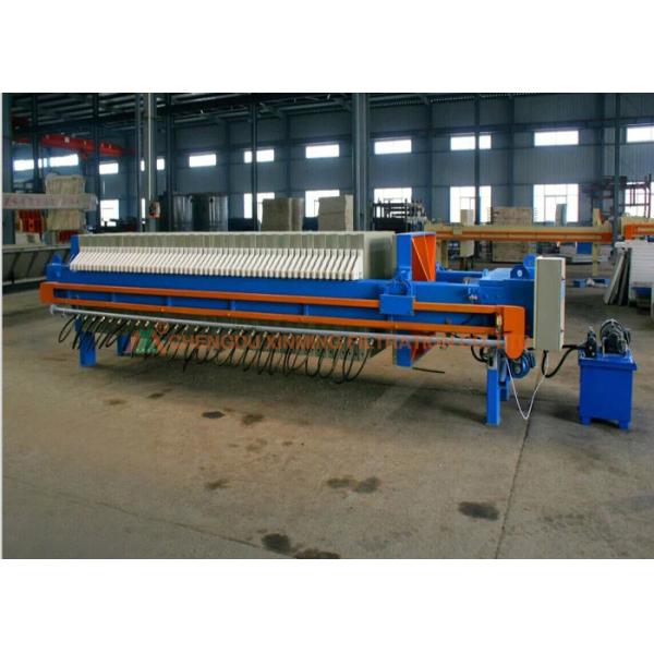 Hydraulic Membrane Horizontal Diaphragm Filter Press Large Filtering Area For Sludge